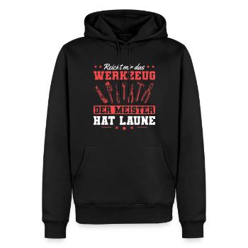Handwerk Meister Heimwerker Handwerker - Männer Premium Bio Hoodie - Schwarz - Vorne - Nico (187cm)