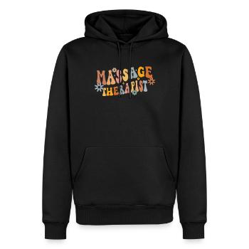 Massagetherapeuten Therapie Masseuse Wertschätzung - Männer Premium Bio Hoodie - Schwarz - Vorne - Nico (187cm)