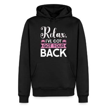 Massagetherapeuten Therapie Masseuse Wertschätzung - Männer Premium Bio Hoodie - Schwarz - Vorne - Nico (187cm)