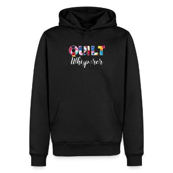 Sewciopath, Quilting sewing - Männer Premium Bio Hoodie - Schwarz - Vorne - Nico (187cm)