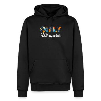 Sewciopath, Quilting sewing - Männer Premium Bio Hoodie - Schwarz - Vorne - Nico (187cm)