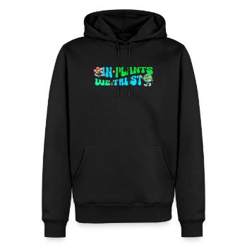 Erde Tag Groovy Hippie 70s Retro Retro - Männer Premium Bio Hoodie - Schwarz - Vorne - Nico (187cm)