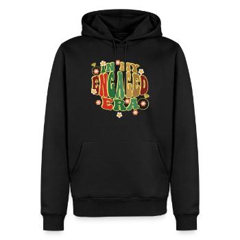 Engagierte Freunden Verlobungsbraut - Männer Premium Bio Hoodie - Schwarz - Vorne - Nico (187cm)