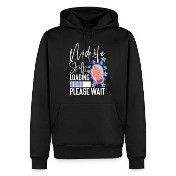 Nurse Midwife Birth Worker Student - Men’s Premium Organic Hoodie - black - Front - Nico (187cm)