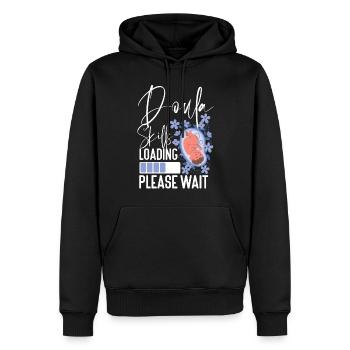 Doula Birth Worker Student Doula - Men’s Premium Organic Hoodie - black - Front - Nico (187cm)