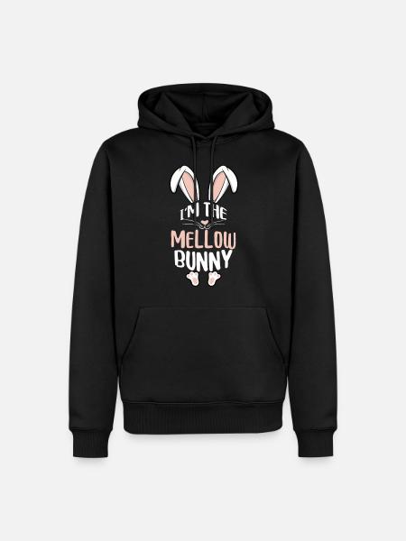 I'm The Mellow Bunny - Men’s Premium Organic Hoodie - black