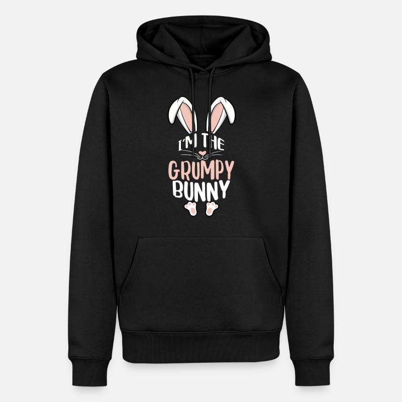 Je suis le lapin - Sweat à capuche Premium bio Homme - noir