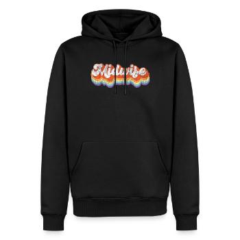 Nurse Midwife Birth Worker Retro - Männer Premium Bio Hoodie - Schwarz - Vorne - Nico (187cm)