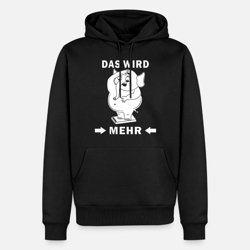 DECREASE - Men’s Premium Organic Hoodie - black