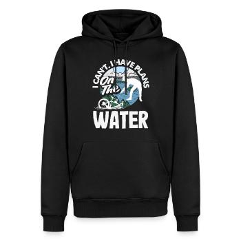 Magnetfischen Detektion Schatzsuche - Männer Premium Bio Hoodie - Schwarz - Vorne - Nico (187cm)