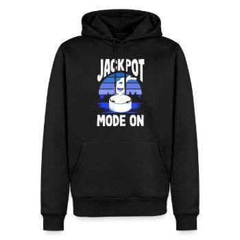 Magnetfischen Detektion Schatzsuche - Männer Premium Bio Hoodie - Schwarz - Vorne - Nico (187cm)