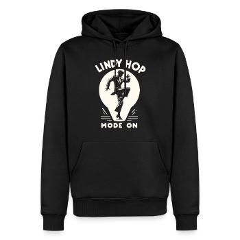 Lindy Hop Leidenschaft Swing Dance - Männer Premium Bio Hoodie - Schwarz - Vorne - Nico (187cm)
