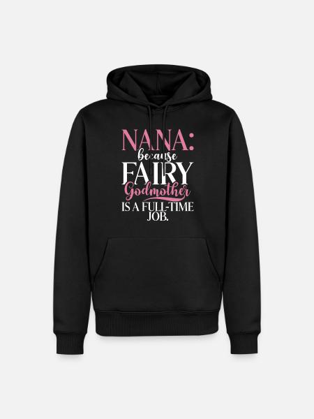 Nana Gifts - Men’s Premium Organic Hoodie - black