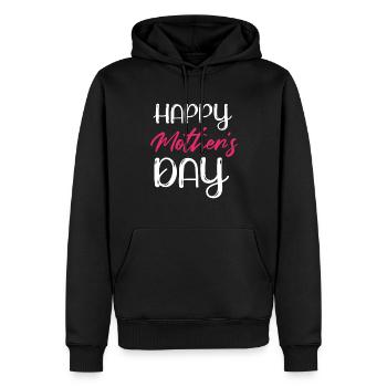 I've gone from mom to mom to be great - Men’s Premium Organic Hoodie - black - Front - Nico (187cm)