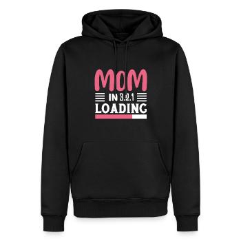 I went from mom to mom to be great - Men’s Premium Organic Hoodie - black - Front - Nico (187cm)