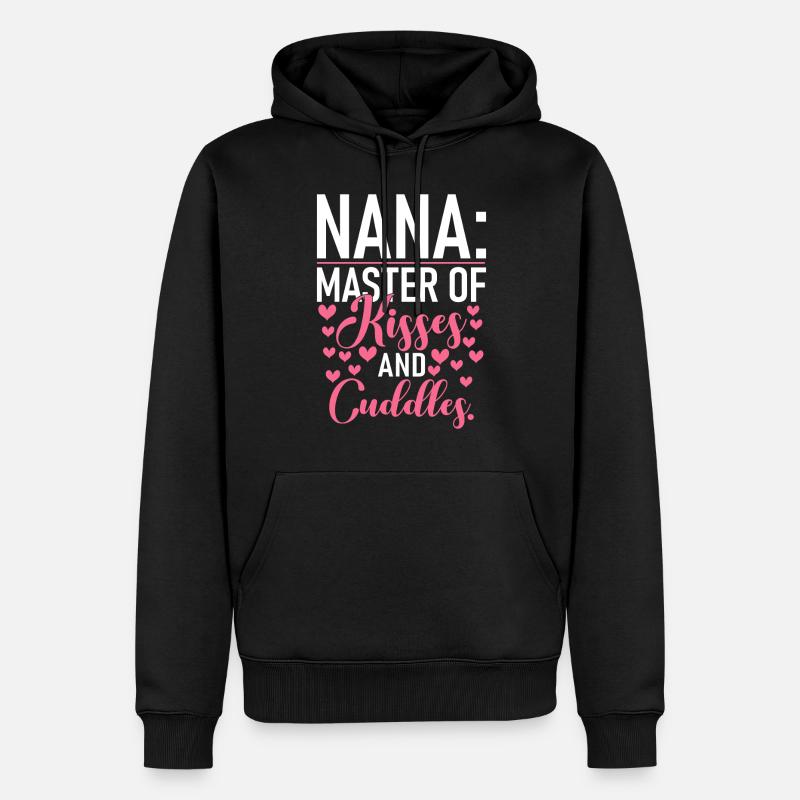 Cadeaux Nana - Sweat à capuche Premium bio Homme - noir