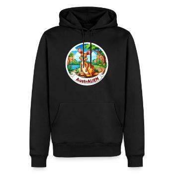 ausAustralia Roo Aussie Funny Australien Kangourou - Sweat à capuche Premium bio Homme - noir - Devant - Nico (187cm)