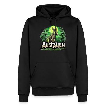 ausAustralia Roo Aussie Funny Australien Kangourou - Sweat à capuche Premium bio Homme - noir - Devant - Nico (187cm)