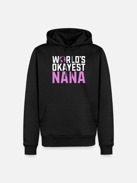 Nana Gifts - Men’s Premium Organic Hoodie - black