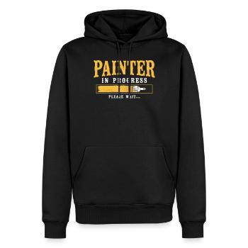 House Painter Decorator Painter In - Männer Premium Bio Hoodie - Schwarz - Vorne - Nico (187cm)