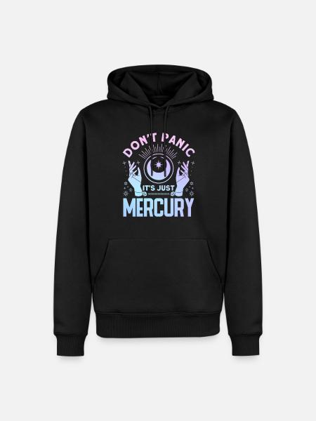 Retrograde planets Mercury retrograde - Men’s Premium Organic Hoodie - black