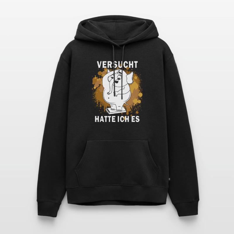 J’AVAIS ESSAYÉ DE PERDRE DU POIDS Sweat à capuche Premium bio Homme