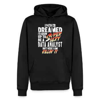 Super Sexy Datenanalyst Datenanalyse Geschenk - Männer Premium Bio Hoodie - Schwarz - Vorne - Nico (187cm)