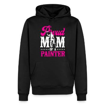House Painter Decorator Mom Proud - Männer Premium Bio Hoodie - Schwarz - Vorne - Nico (187cm)