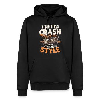 Modellflieger - Männer Premium Bio Hoodie - Schwarz - Vorne - Nico (187cm)