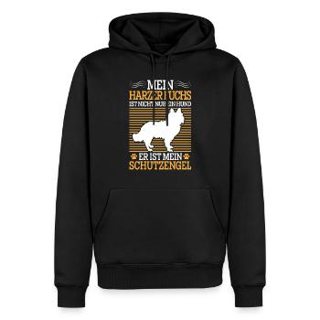 Harzer Fuchs nicht nur Hund Hütehund Hütefuchs - Männer Premium Bio Hoodie - Schwarz - Vorne - Nico (187cm)