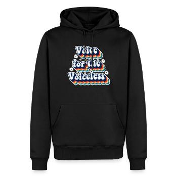 Groovy Speech Language Pathologist SLP - Männer Premium Bio Hoodie - Schwarz - Vorne - Nico (187cm)