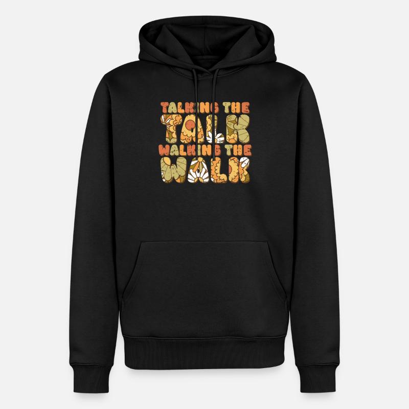 Groovy Speech Language Pathologist SLP - Männer Premium Bio Hoodie - Schwarz