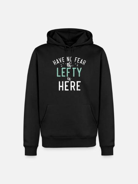 Left Handers Gifts - Men’s Premium Organic Hoodie - black