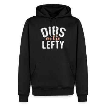 Left Handers Gifts - Männer Premium Bio Hoodie - Schwarz - Vorne - Nico (187cm)