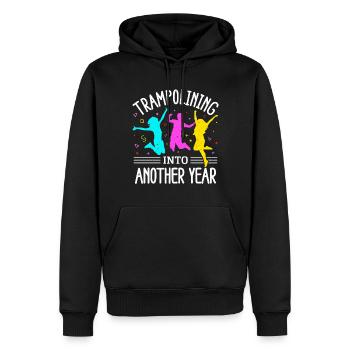 Trampolin Geburtstagsparty - Männer Premium Bio Hoodie - Schwarz - Vorne - Nico (187cm)
