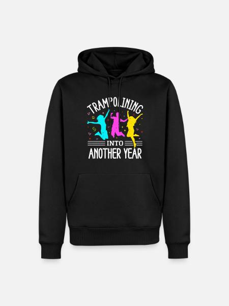 Fête d’anniversaire trampoline - Sweat à capuche Premium bio Homme - noir