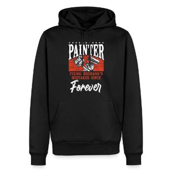 House Painter Decorator Painter - Männer Premium Bio Hoodie - Schwarz - Vorne - Nico (187cm)