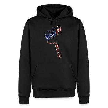 House Painter Decorator Paint - Männer Premium Bio Hoodie - Schwarz - Vorne - Nico (187cm)