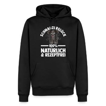 Schnauzer géant Schnauzer chien - Sweat à capuche Premium bio Homme - noir - Devant - Nico (187cm)
