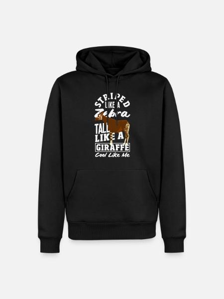 Funny zookeeper okapi lover - Men’s Premium Organic Hoodie - black