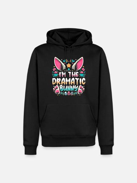 I'm The Dramatic Bunny - Men’s Premium Organic Hoodie - black
