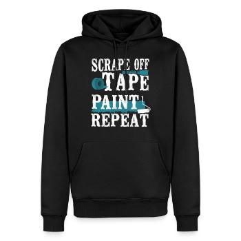 House Painter Decorator Scrape Off - Männer Premium Bio Hoodie - Schwarz - Vorne - Nico (187cm)