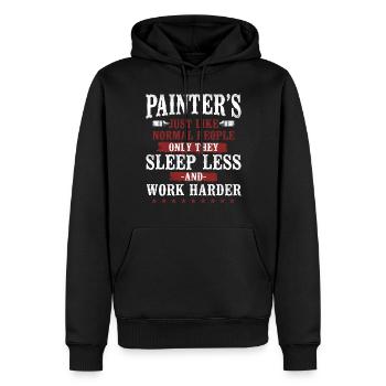 House Painter Decorator Painters - Men’s Premium Organic Hoodie - black - Front - Nico (187cm)