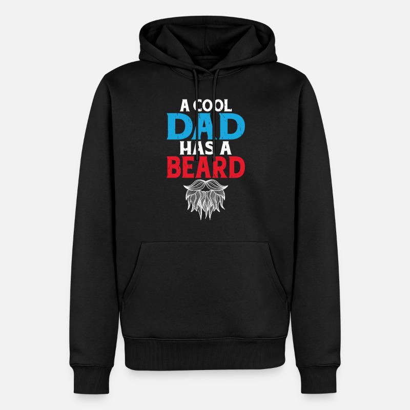 Giftidea Beard Men - Männer Premium Bio Hoodie - Schwarz