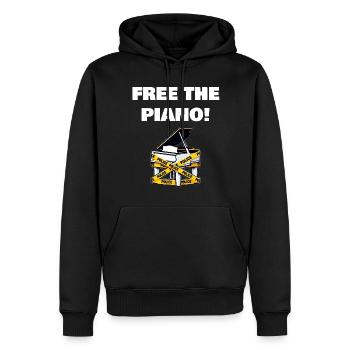 Free The Piano Dr. K Chinesisches Klavier - Männer Premium Bio Hoodie - Schwarz - Vorne - Nico (187cm)