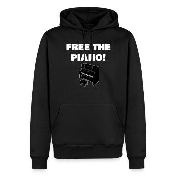 Gratuit Le Piano Dr K Piano Chinois - Sweat à capuche Premium bio Homme - noir - Devant - Nico (187cm)