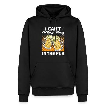 Crawled Pub Crawl Alcohol Drinking - Männer Premium Bio Hoodie - Schwarz - Vorne - Nico (187cm)
