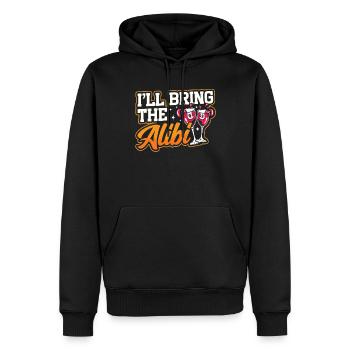 Crawled Pub Crawl Alcohol Drinking - Männer Premium Bio Hoodie - Schwarz - Vorne - Nico (187cm)