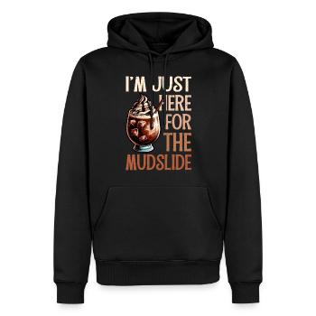 Cocktail de coulée de boue - Sweat à capuche Premium bio Homme - noir - Devant - Nico (187cm)