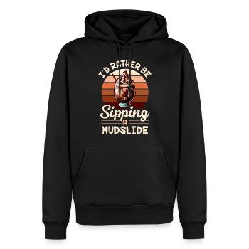 Cocktail Coulée de Boue - Sweat à capuche Premium bio Homme - noir - Devant - Nico (187cm)